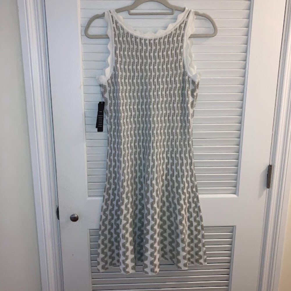 NWT Nic+Zoe Spring Fling Twirl Midi Dress, Cream Multicolor - Size Petite Small - Picture 8 of 8